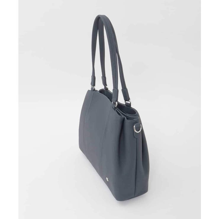 [2WAY/A4収納可]サークルメタルデザイン牛革トートバッグ | MK MICHEL KLEIN BAG | 詳細画像4 