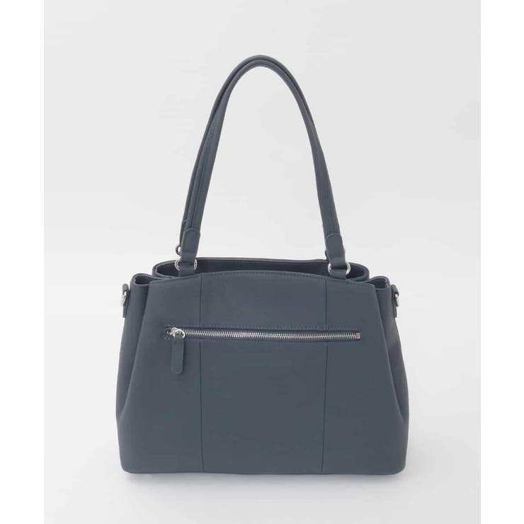 [2WAY/A4収納可]サークルメタルデザイン牛革トートバッグ | MK MICHEL KLEIN BAG | 詳細画像5 