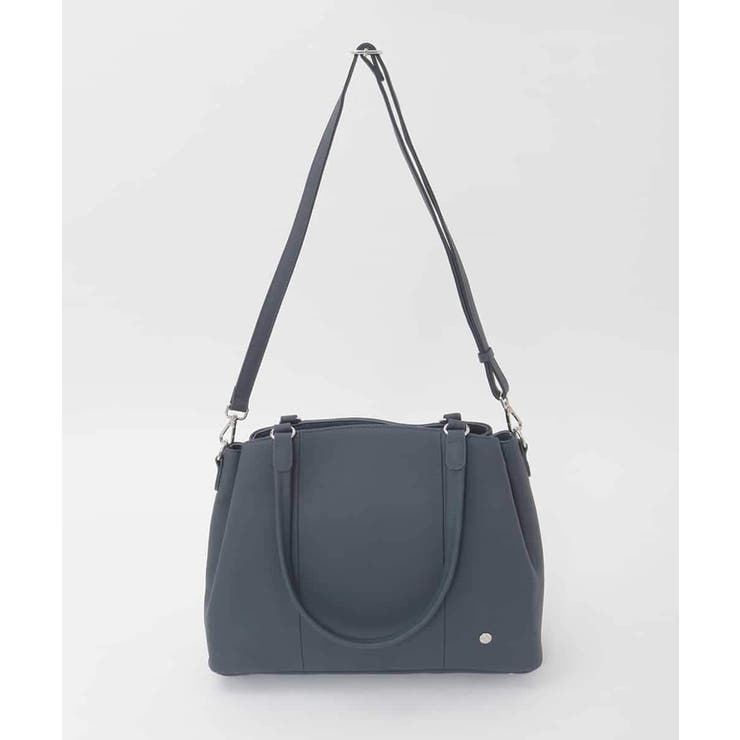 [2WAY/A4収納可]サークルメタルデザイン牛革トートバッグ | MK MICHEL KLEIN BAG | 詳細画像6 