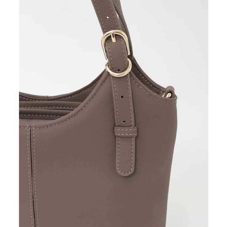 [2WAY]ベルトデザインレザーミニトート | MK MICHEL KLEIN BAG | 詳細画像11 