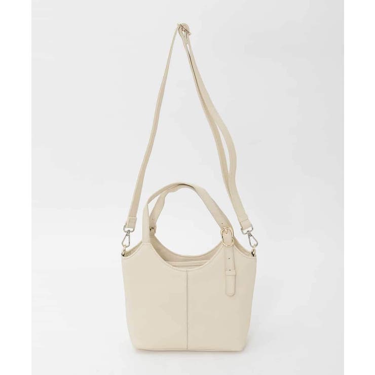 [2WAY]ベルトデザインレザーミニトート | MK MICHEL KLEIN BAG | 詳細画像4 