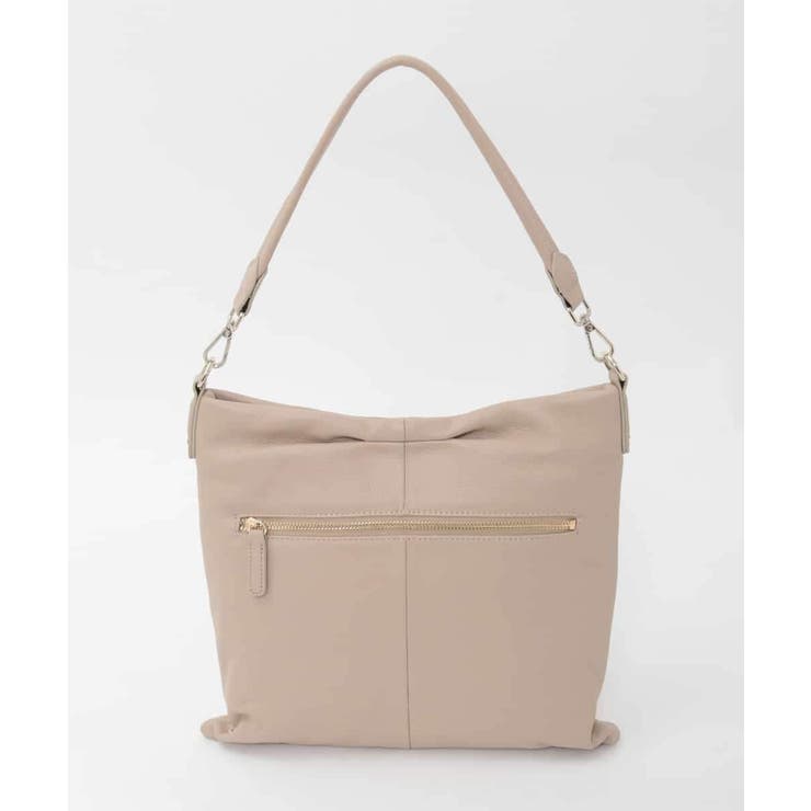 [2WAY]タックデザイン牛革スクエアショルダーバッグ | MK MICHEL KLEIN BAG | 詳細画像3 