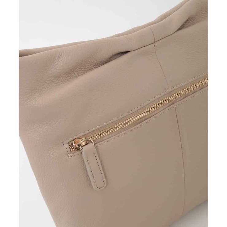 [2WAY]タックデザイン牛革スクエアショルダーバッグ | MK MICHEL KLEIN BAG | 詳細画像6 