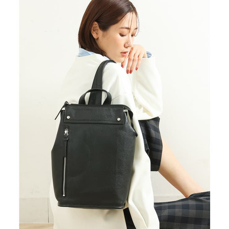 カウレザーバックパック | MK MICHEL KLEIN BAG | 詳細画像1 