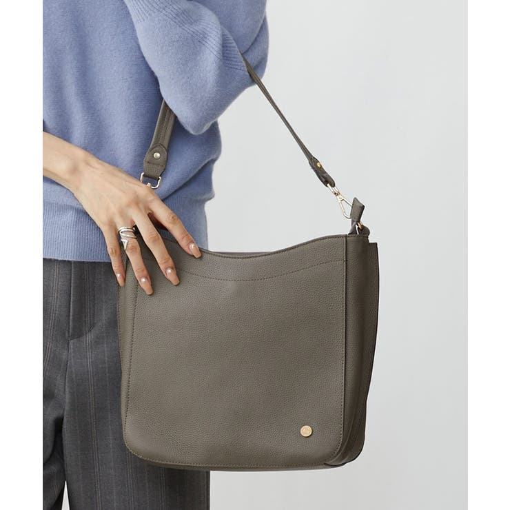 [2WAY]カウレザースクエアショルダーバッグ | MK MICHEL KLEIN BAG | 詳細画像16 