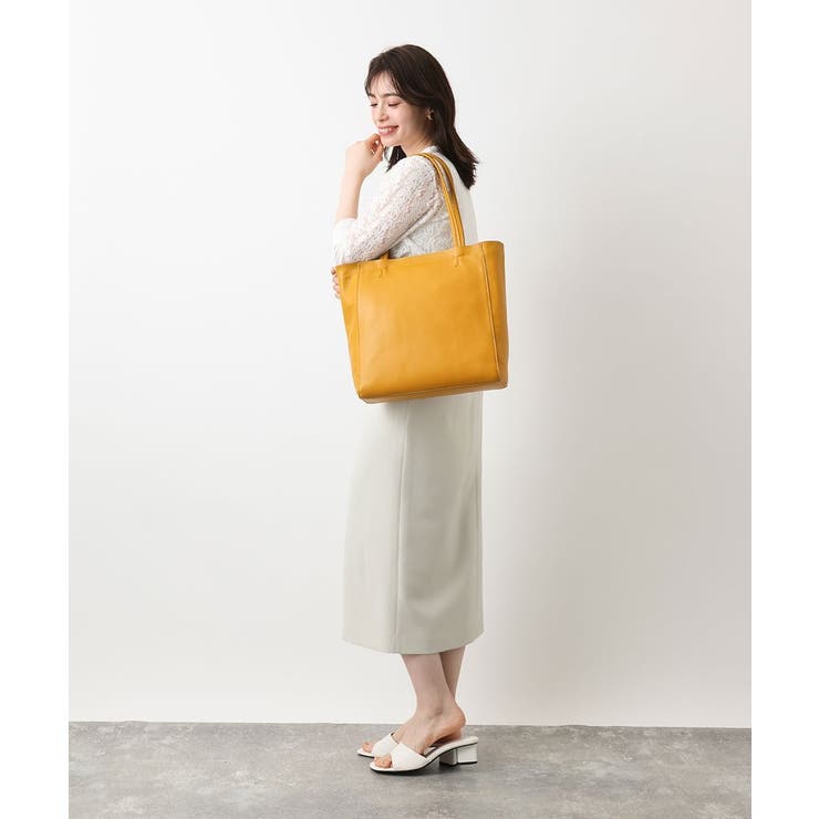 [A4サイズ対応]カウレザーBIGトートバッグ | MK MICHEL KLEIN BAG | 詳細画像19 