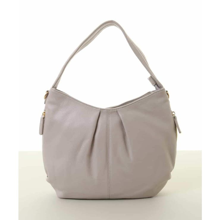 ライトグレー | [2WAY]カウレザーワンハンドルバッグ | MK MICHEL KLEIN BAG