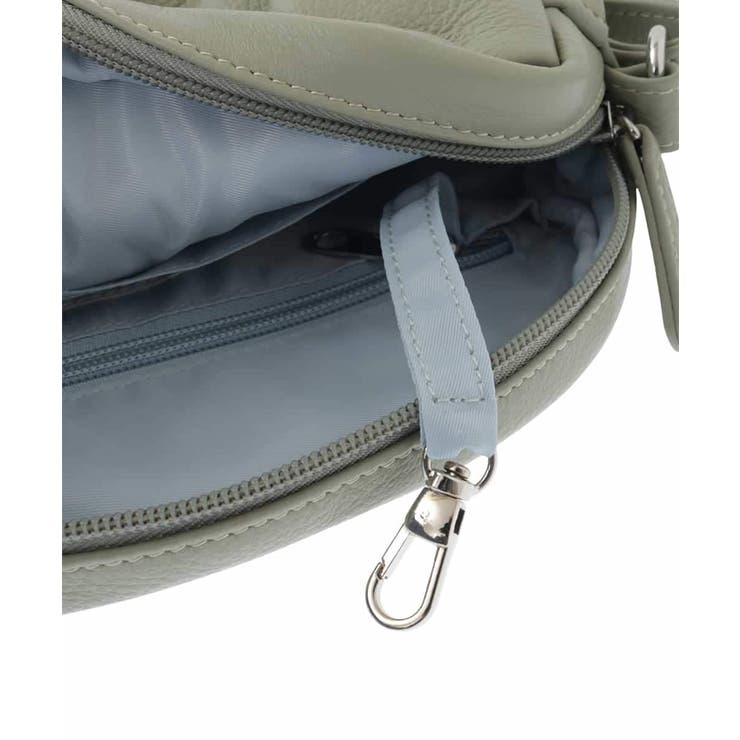 タックポイントラウンドショルダーバッグ | MK MICHEL KLEIN BAG | 詳細画像9 