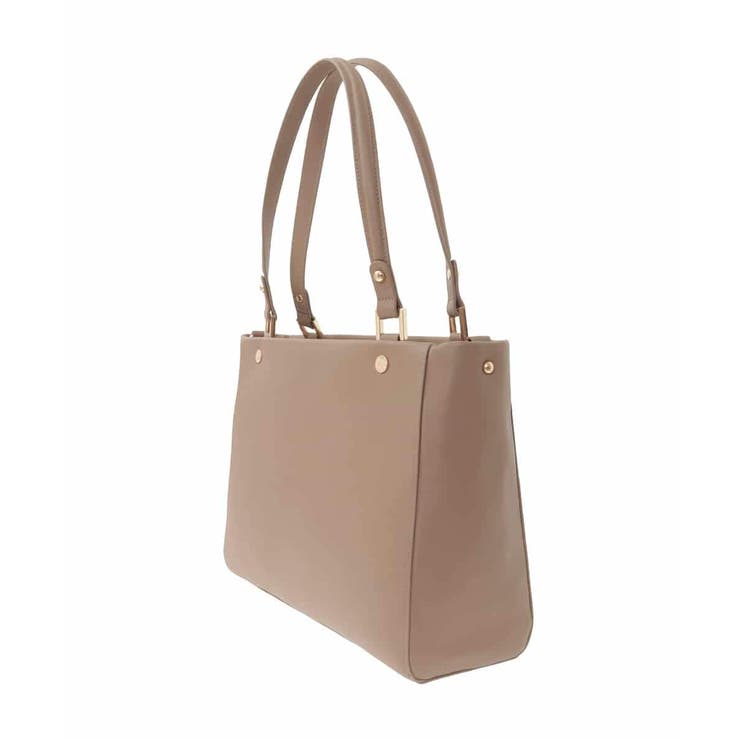 [2WAY/A4収納可]メタルポイント牛革トートバッグ | MK MICHEL KLEIN BAG | 詳細画像3 