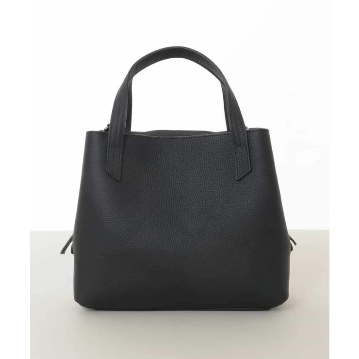 [2WAY]コンパートメント牛革デザインバッグ | MK MICHEL KLEIN BAG | 詳細画像1 