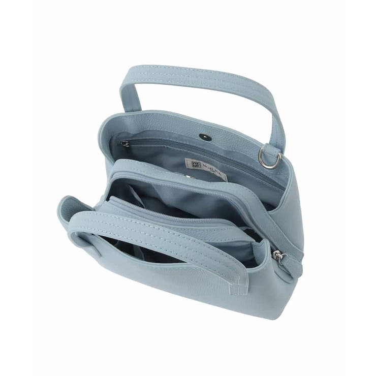 [2WAY]コンパートメント牛革デザインバッグ | MK MICHEL KLEIN BAG | 詳細画像13 