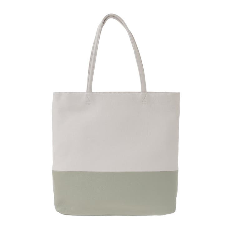 [A4収納可]バイカラーデザイン牛革トートバッグ | MK MICHEL KLEIN BAG | 詳細画像11 