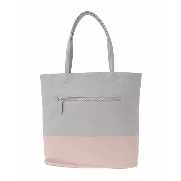 [A4収納可]バイカラーデザイン牛革トートバッグ | MK MICHEL KLEIN BAG | 詳細画像5 