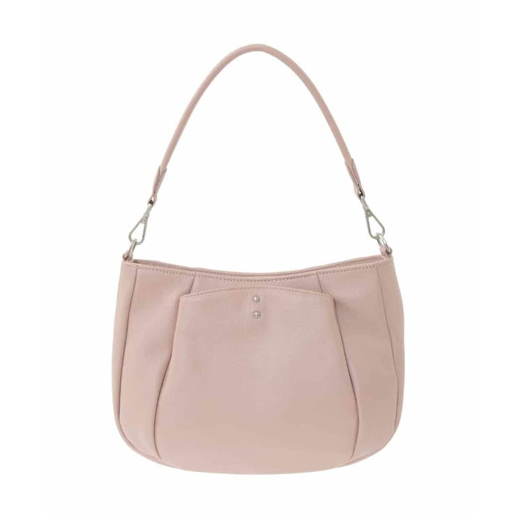 ピンク | [2WAY]切り替えポケット牛革ショルダーバッグ | MK MICHEL KLEIN BAG