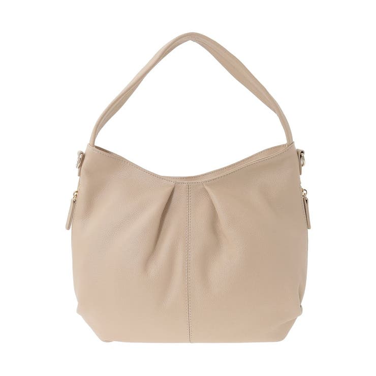 [2WAY]タックデザイン牛革ショルダーバッグ | MK MICHEL KLEIN BAG | 詳細画像12 