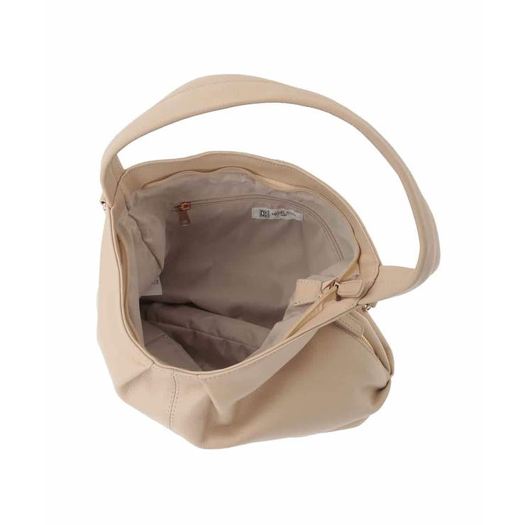 [2WAY]タックデザイン牛革ショルダーバッグ | MK MICHEL KLEIN BAG | 詳細画像14 