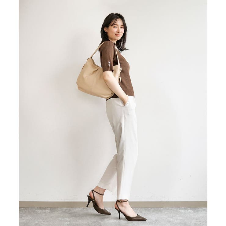 [2WAY]タックデザイン牛革ショルダーバッグ | MK MICHEL KLEIN BAG | 詳細画像17 