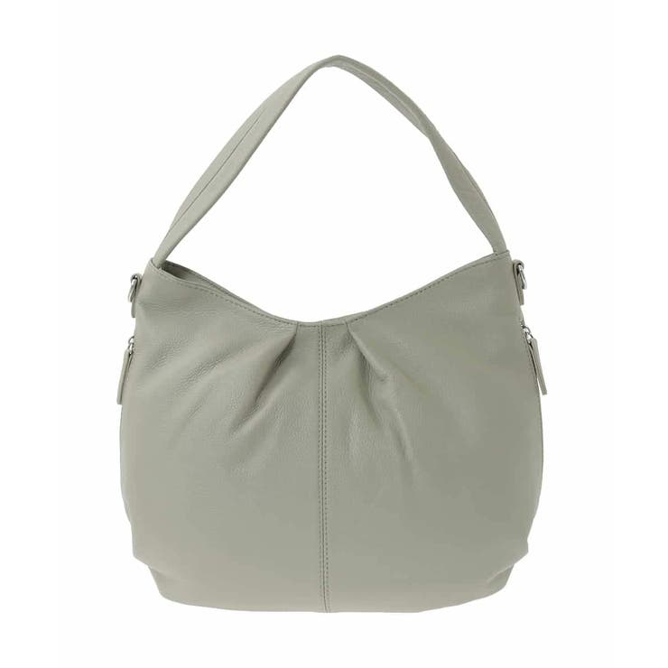[2WAY]タックデザイン牛革ショルダーバッグ | MK MICHEL KLEIN BAG | 詳細画像2 
