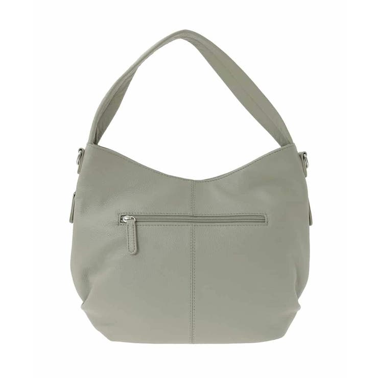 [2WAY]タックデザイン牛革ショルダーバッグ | MK MICHEL KLEIN BAG | 詳細画像4 