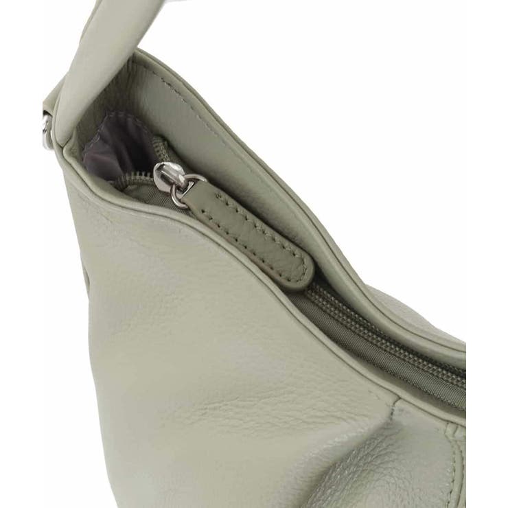 [2WAY]タックデザイン牛革ショルダーバッグ | MK MICHEL KLEIN BAG | 詳細画像6 