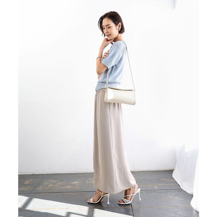 [300g以下の軽量]カウレザーシリンダーバッグ | MK MICHEL KLEIN BAG | 詳細画像12 