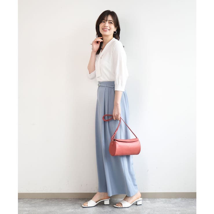 [300g以下の軽量]カウレザーシリンダーバッグ | MK MICHEL KLEIN BAG | 詳細画像13 