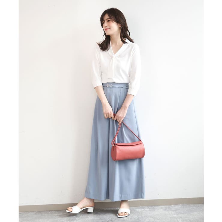 [300g以下の軽量]カウレザーシリンダーバッグ | MK MICHEL KLEIN BAG | 詳細画像14 