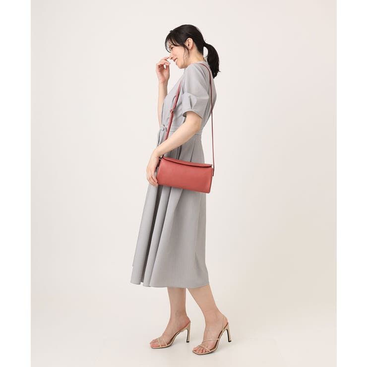 [300g以下の軽量]カウレザーシリンダーバッグ | MK MICHEL KLEIN BAG | 詳細画像17 