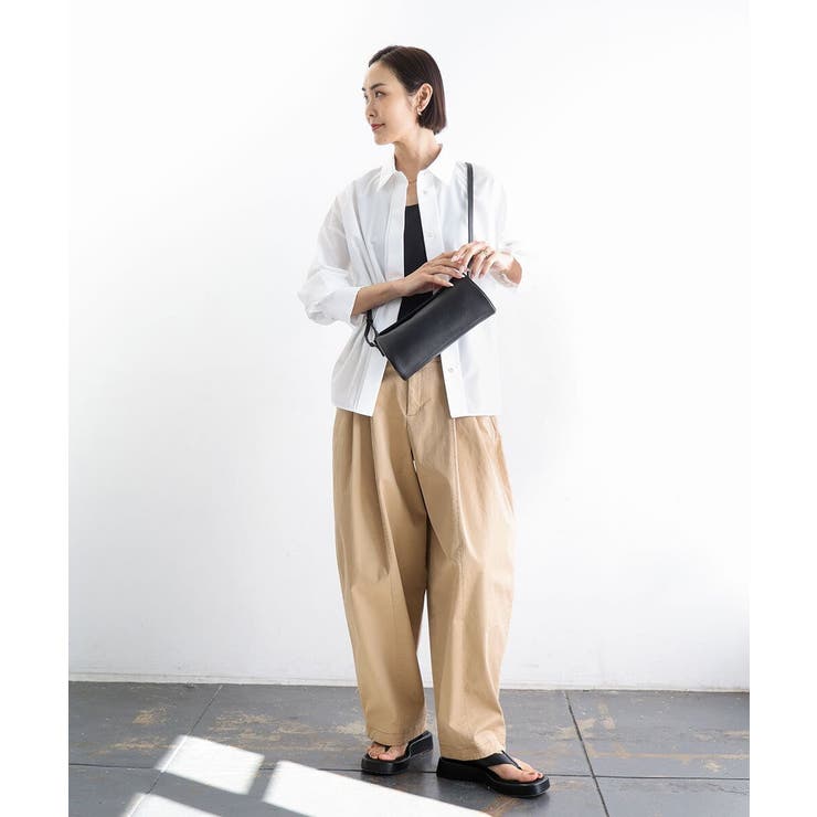 [300g以下の軽量]カウレザーシリンダーバッグ | MK MICHEL KLEIN BAG | 詳細画像19 