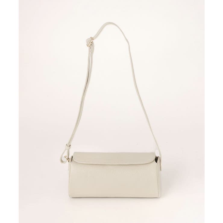 アイボリー | [300g以下の軽量]カウレザーシリンダーバッグ | MK MICHEL KLEIN BAG
