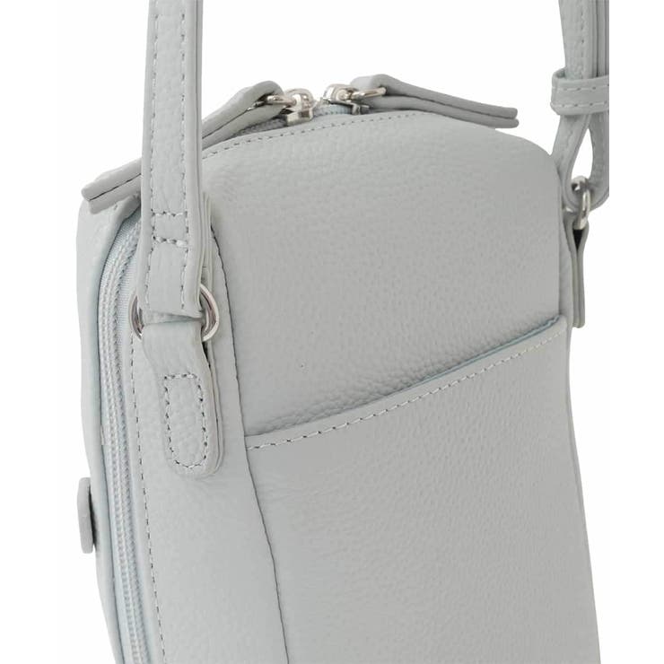 [300g以下の軽量]牛革ラウンドジップショルダーバッグ | MK MICHEL KLEIN BAG | 詳細画像7 