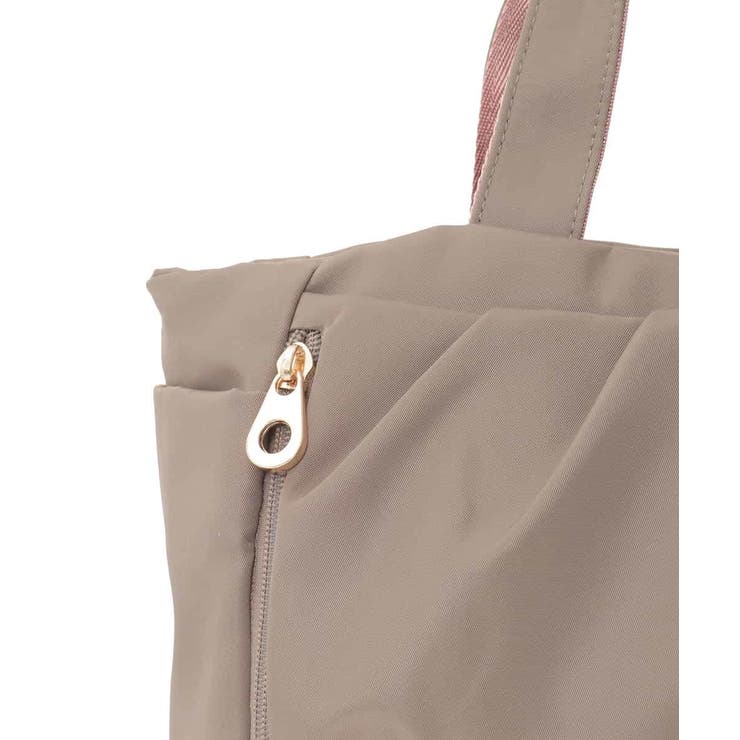 [撥水/2WAY]タックデザイントートバッグ | MK MICHEL KLEIN BAG | 詳細画像8 