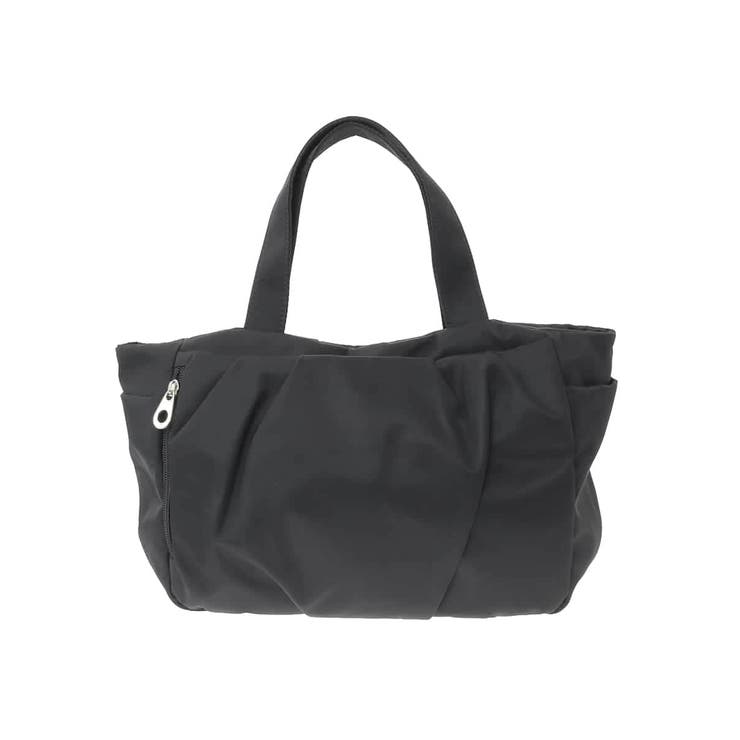 ブラック | [撥水/2WAY]タックデザイントートバッグ | MK MICHEL KLEIN BAG