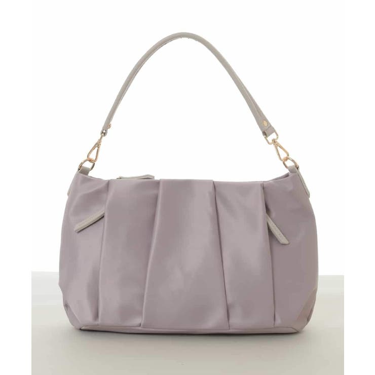 [2WAY/500g以下の軽量]タックデザインワンショルダーバッグ | MK MICHEL KLEIN BAG | 詳細画像2 