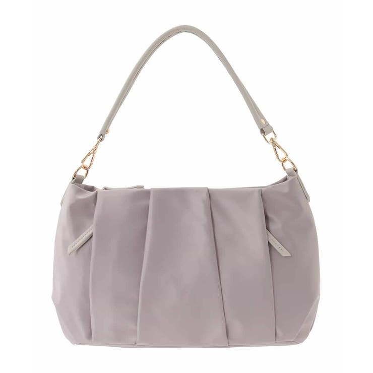 [2WAY/500g以下の軽量]タックデザインワンショルダーバッグ | MK MICHEL KLEIN BAG | 詳細画像3 