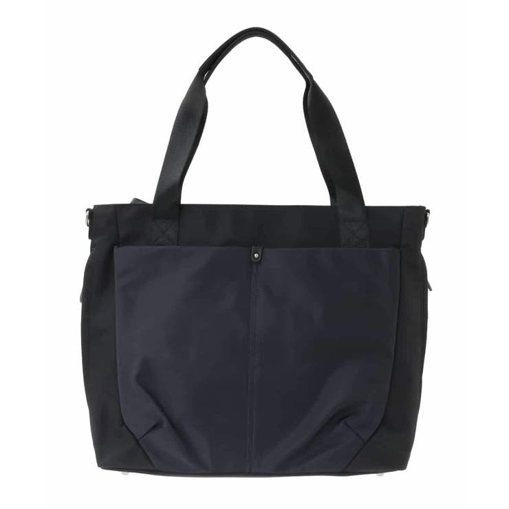 ブラック | [撥水/2WAY]多機能ポケットビッグスクエアバッグ | MK MICHEL KLEIN BAG