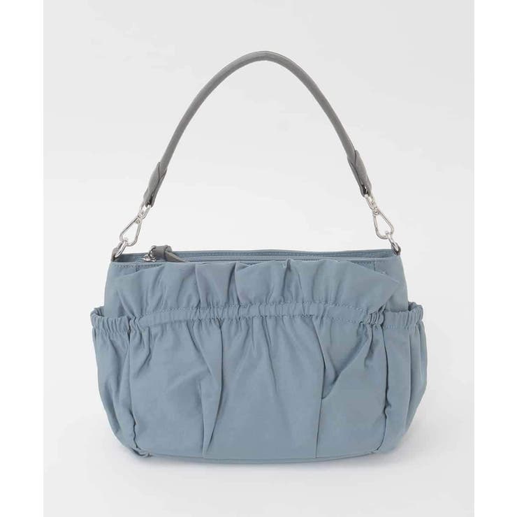 [2WAY]フリルギャザーコンパクトショルダーバッグ | MK MICHEL KLEIN BAG | 詳細画像2 