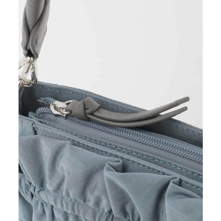 [2WAY]フリルギャザーコンパクトショルダーバッグ | MK MICHEL KLEIN BAG | 詳細画像6 