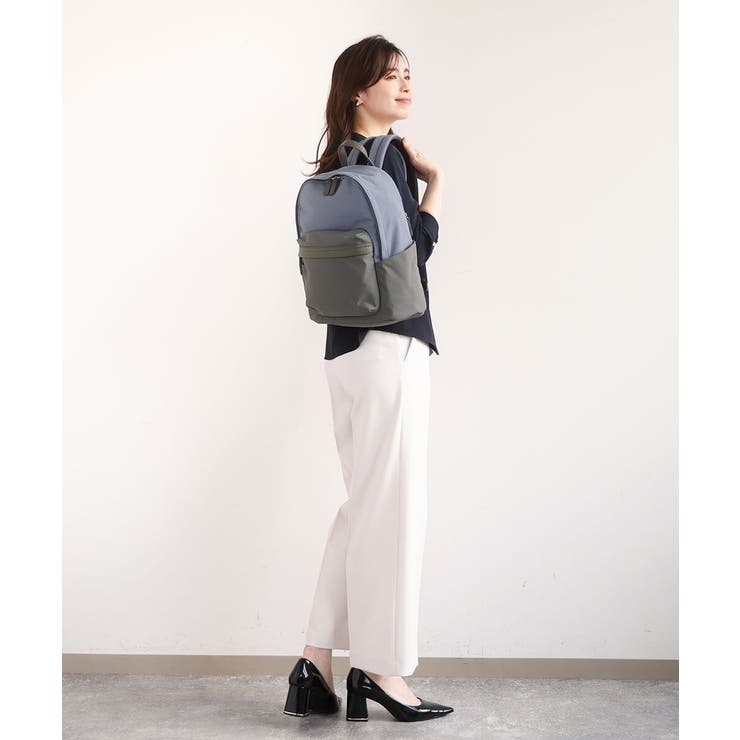 [軽量/A4収納可]異素材ジョイントナイロンリュックサック | MK MICHEL KLEIN BAG | 詳細画像15 