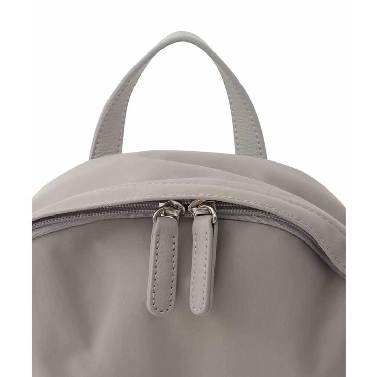 [軽量/A4収納可]異素材ジョイントナイロンリュックサック | MK MICHEL KLEIN BAG | 詳細画像5 