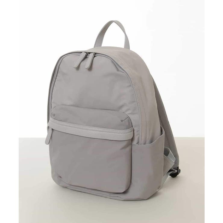 グレー | [軽量/A4収納可]異素材ジョイントナイロンリュックサック | MK MICHEL KLEIN BAG