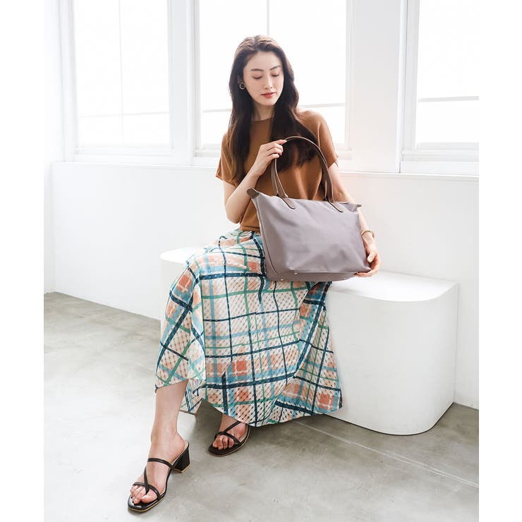[A4収納可]レザーポイント軽量トートバッグ | MK MICHEL KLEIN BAG | 詳細画像19 