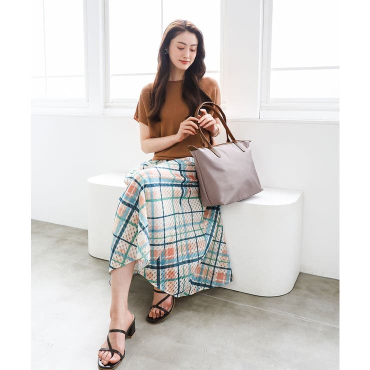 [A4収納可]レザーポイント軽量トートバッグ | MK MICHEL KLEIN BAG | 詳細画像20 