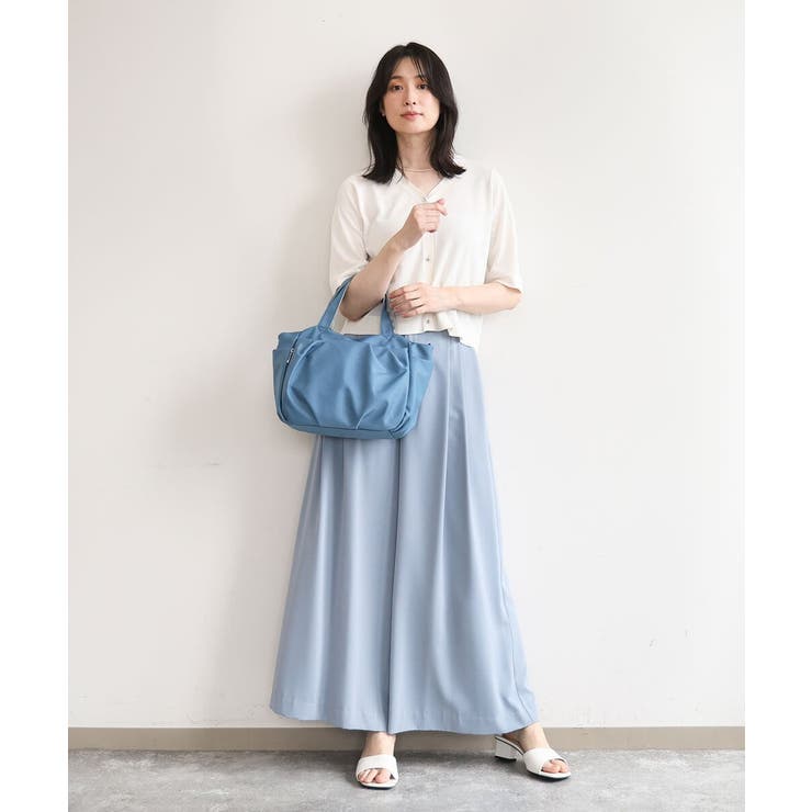 [2WAY/撥水]多機能ポケットタックデザイントートバッグ | MK MICHEL KLEIN BAG | 詳細画像15 