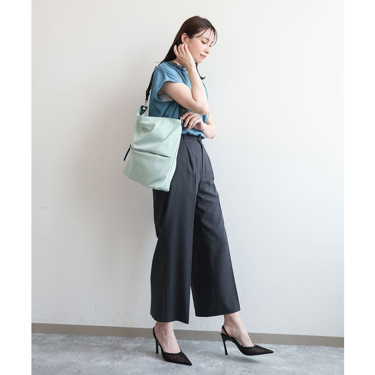 [2WAY]アクセントハンドルナイロンバッグ | MK MICHEL KLEIN BAG | 詳細画像16 