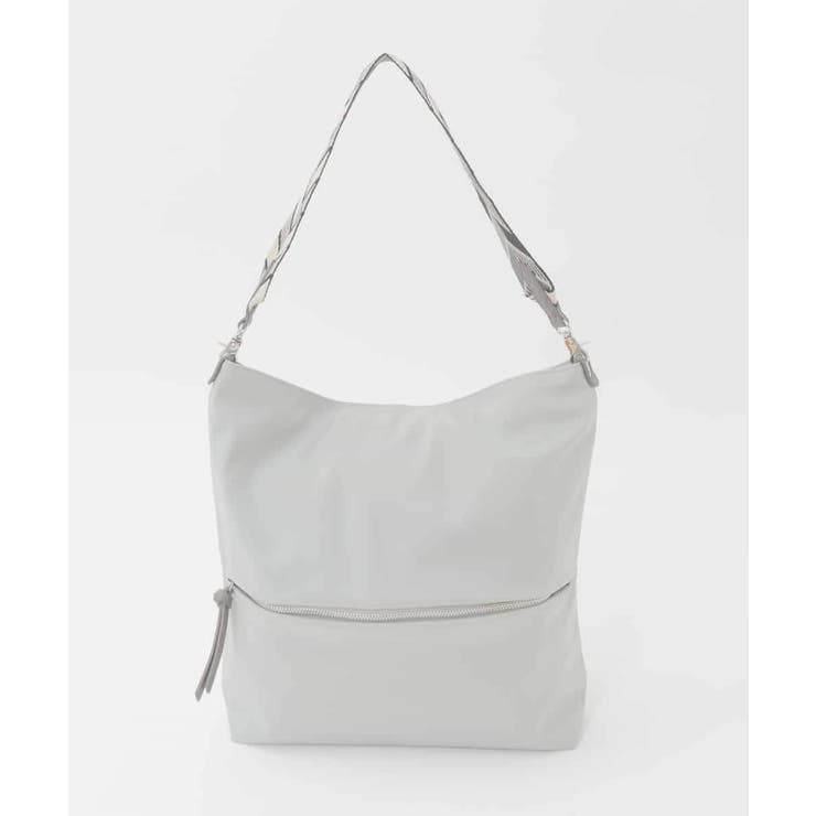 グレー | [2WAY]アクセントハンドルナイロンバッグ | MK MICHEL KLEIN BAG