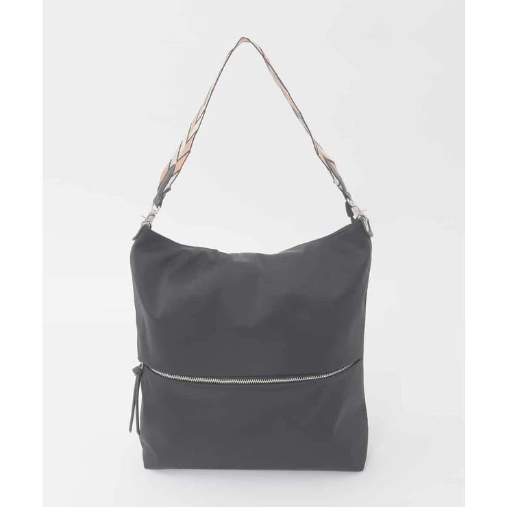 ブラック | [2WAY]アクセントハンドルナイロンバッグ | MK MICHEL KLEIN BAG