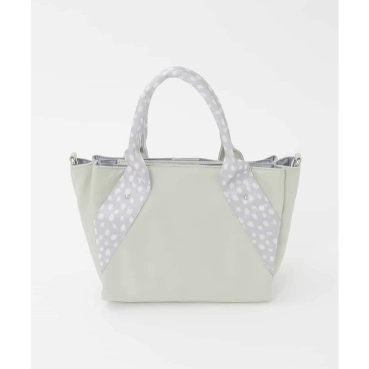 グリーン | [2WAY]ドットハンドルナイロンコンパクトバッグ | MK MICHEL KLEIN BAG