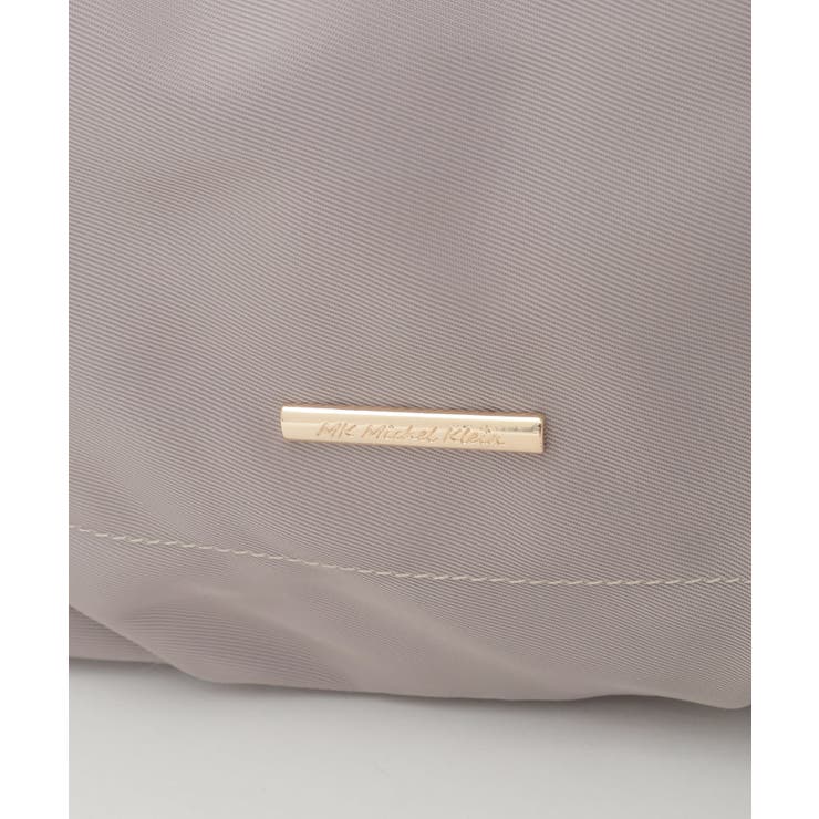 [2WAY]異素材ジョイントラウンドナイロントート | MK MICHEL KLEIN BAG | 詳細画像13 