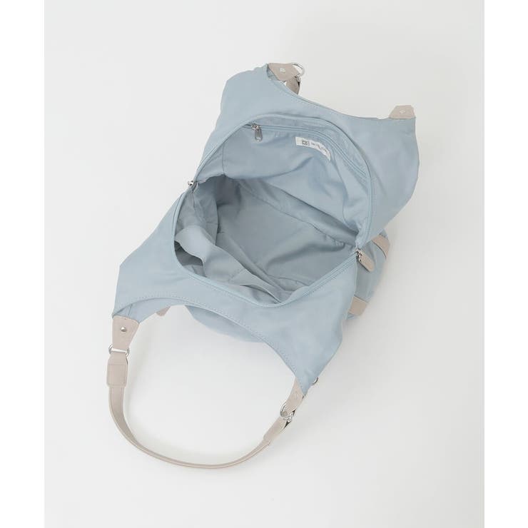 [2WAY]異素材ジョイントラウンドナイロントート | MK MICHEL KLEIN BAG | 詳細画像16 
